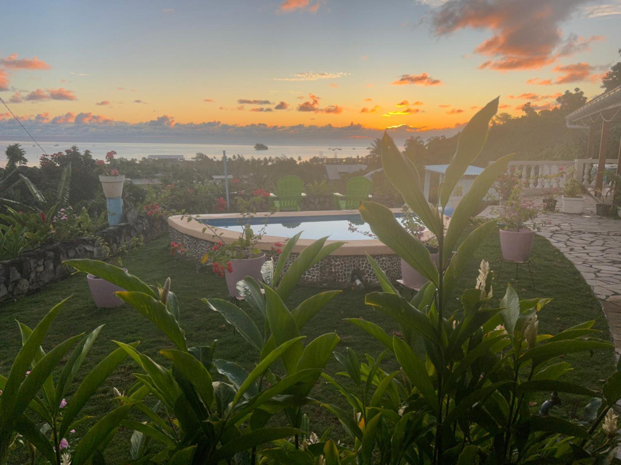 Raiatea Bellevue Hotel อุตูโรอา ภายนอก รูปภาพ