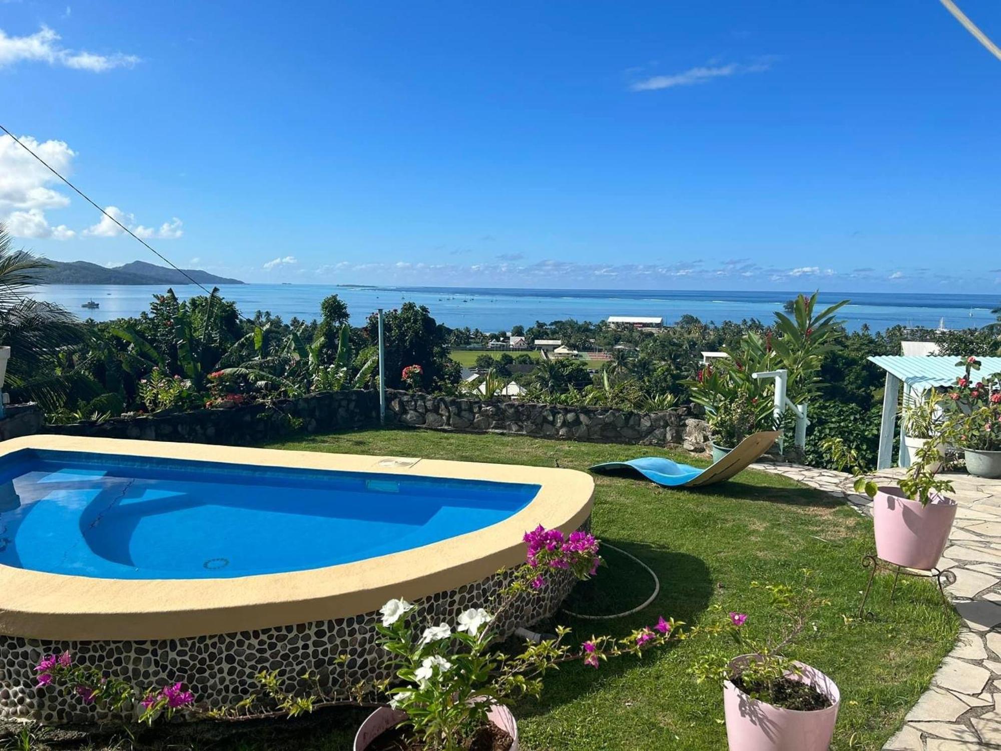 Raiatea Bellevue Hotel อุตูโรอา ภายนอก รูปภาพ